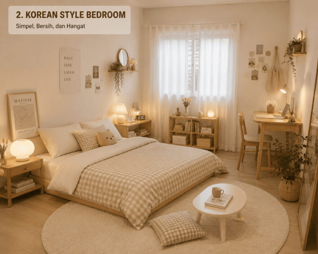Desain Kamar Aesthetic Korean Style_Spacyon